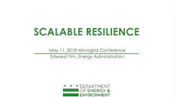 At Microgrid 2018, Edward Yim, associate director at the DC Department of Energy and Environment, shared how scalable resilience and a focus on climate strategies can pave the way for a more reliable energy future.