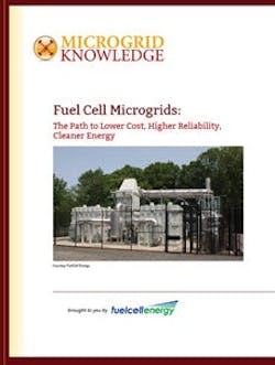 “Fuel Cell Microgrids: The Path to Lower Cost, Higher Reliability, Cleaner Energy,” downloadable at no cost, courtesy of FuelCell Energy. “Fuel Cell Microgrids: The Path to Lower Cost, Higher Reliability, Cleaner Energy,” downloadable at no cost, courtesy of FuelCell Energy.
