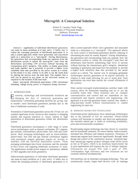 Microgrid A Conceptual Solution