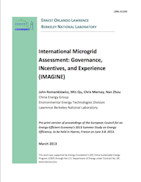 international microgrid assesment