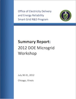 DOE microgrid workshop 2012 DOE microgrid workshop 2012