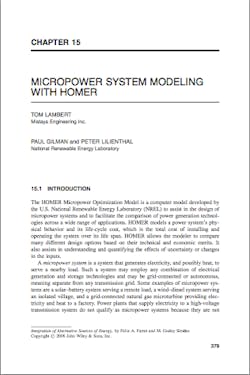 micropower modeling micropower modeling
