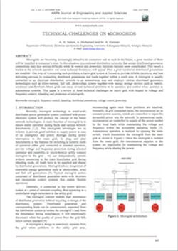 technical challenges on microgrids technical challenges on microgrids
