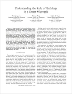 Buildings and microgrids Buildings and microgrids