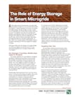Energy storage microgrids