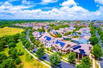 Solar rooftops in Austin, Texas. Photo by Roschetzky Photography/Shutterstock.com