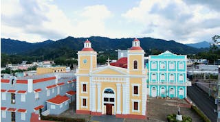 San Miguel Arcangel Parish at Utuado, Puerto Rico. By Euri Rivera/Shutterstock.com