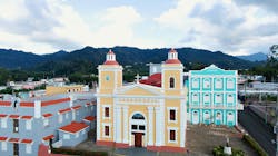 San Miguel Arcangel Parish at Utuado, Puerto Rico. By Euri Rivera/Shutterstock.com