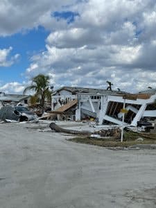 Hurricane Ian&rsquo;s devastation in Fort Myers, Florida.