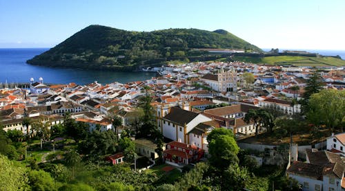 City of Angra do Hero&Atilde;&shy;smo and harbor of Terceira island, Azores. Source: Eric Valenne geostory/Shutterstock.com