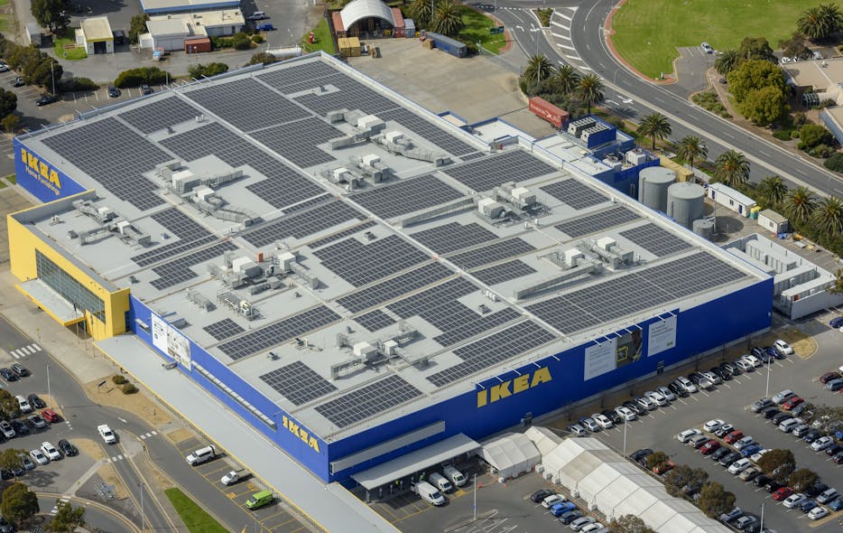 The IKEA eleXsys microgrid in Adelaide, Australia. Source: eleXsys