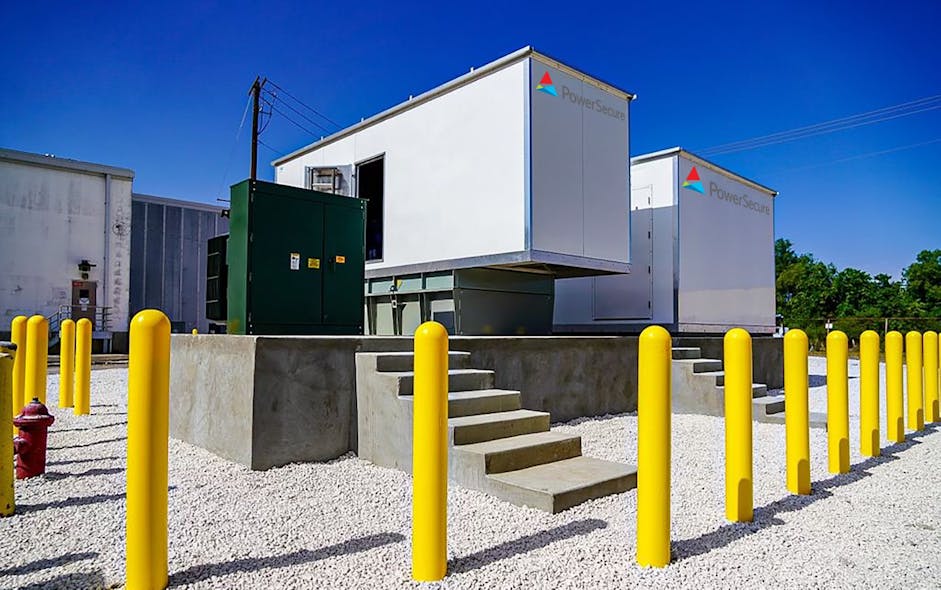 A 3.6-MW microgrid from PowerSecure is dispatchable for load management and emergency response services in Texas. Source: Christopher Gable