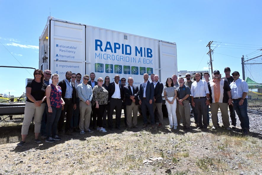 Microgrid in a box developed by Idaho National Laboratory