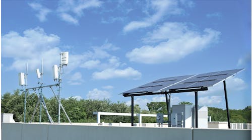 Solar for cell tower microgrid in Plano, Texas