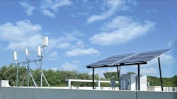 Solar for cell tower microgrid in Plano, Texas Solar for cell tower microgrid in Plano, Texas