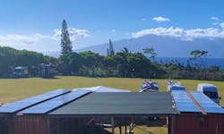 Part of the microgrid deployed at Napili Park, north of Lahaina, Hawaii. (Source: Footprint Project) Part of the microgrid deployed at Napili Park, north of Lahaina, Hawaii. (Source: Footprint Project)