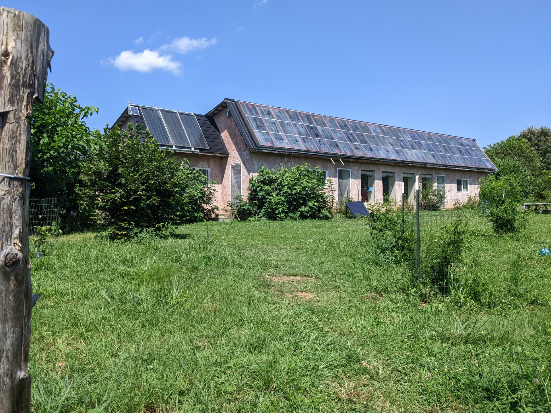 The house at Living Energy Farm