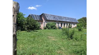 The house at Living Energy Farm