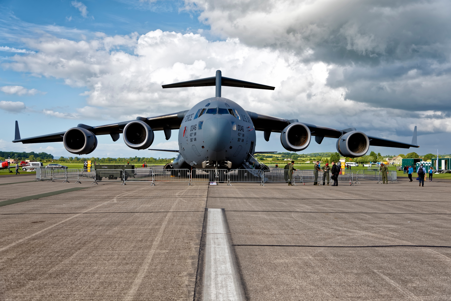 A C-17A Globemaster III, such as those flown by the 105th Airlift Wing out of Stewart Air National Guard base in New York. (Source: Andrew Harker / shutterstock.com)