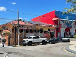 Pizzeria in Adjuntas, Puerto Rico that gets power from a microgrid. Pizzeria in Adjuntas, Puerto Rico that gets power from a microgrid.