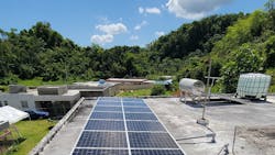 Rooftop solar panels installed by Barrio Electrico in Puerto Rico Rooftop solar panels installed by Barrio Electrico in Puerto Rico
