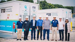 FIU and FPL team announcing microgrid in 2021, courtesy FIU FIU and FPL team announcing microgrid in 2021, courtesy FIU