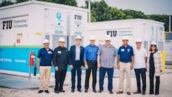 FIU and FPL team announcing microgrid in 2021, courtesy FIU