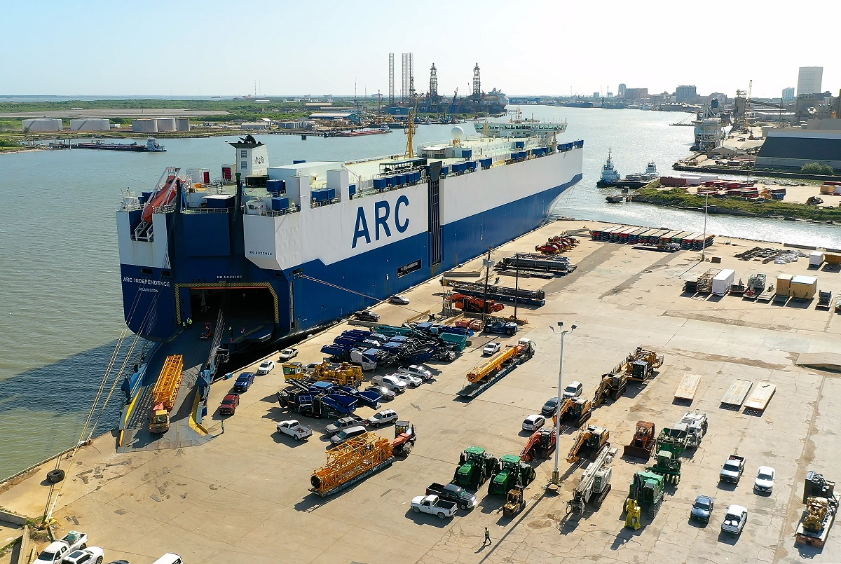 Aerial Ro Ro Pier 10 2023