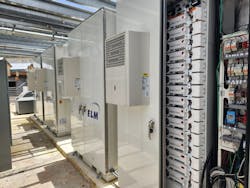 The Adjuntas microgrids rely on these two large energy storage units designed by ELM. Source: Maximiliano Ferrari The Adjuntas microgrids rely on these two large energy storage units designed by ELM. Source: Maximiliano Ferrari