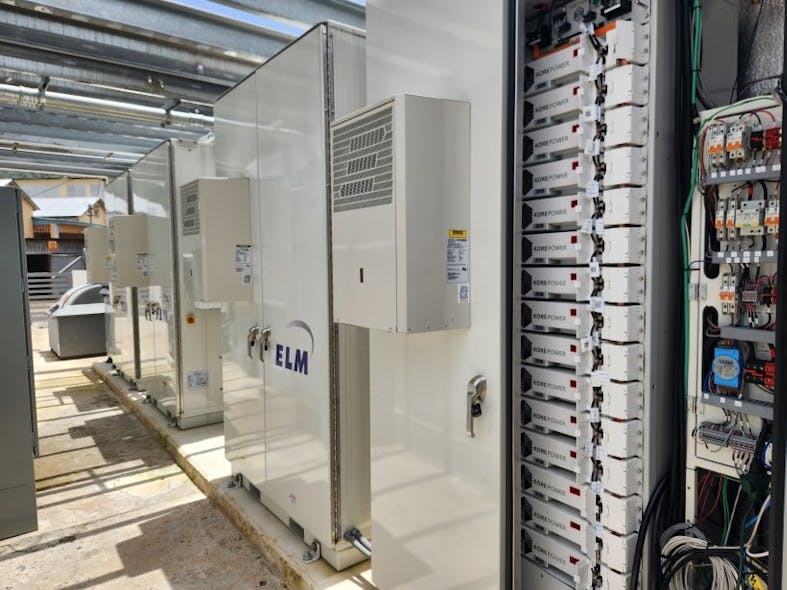 The Adjuntas microgrids rely on these two large energy storage units designed by ELM. Source: Maximiliano Ferrari