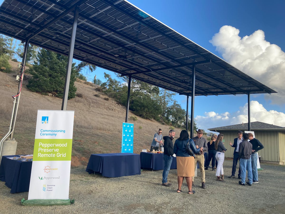 PG&E Commissions 100 Renewable Remote Microgrid in Sonoma County