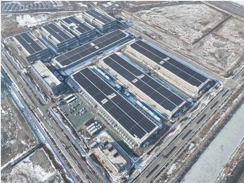 Tencent&apos;s distributed energy microgrid at its Tianjin data center. (Source: Tencent)