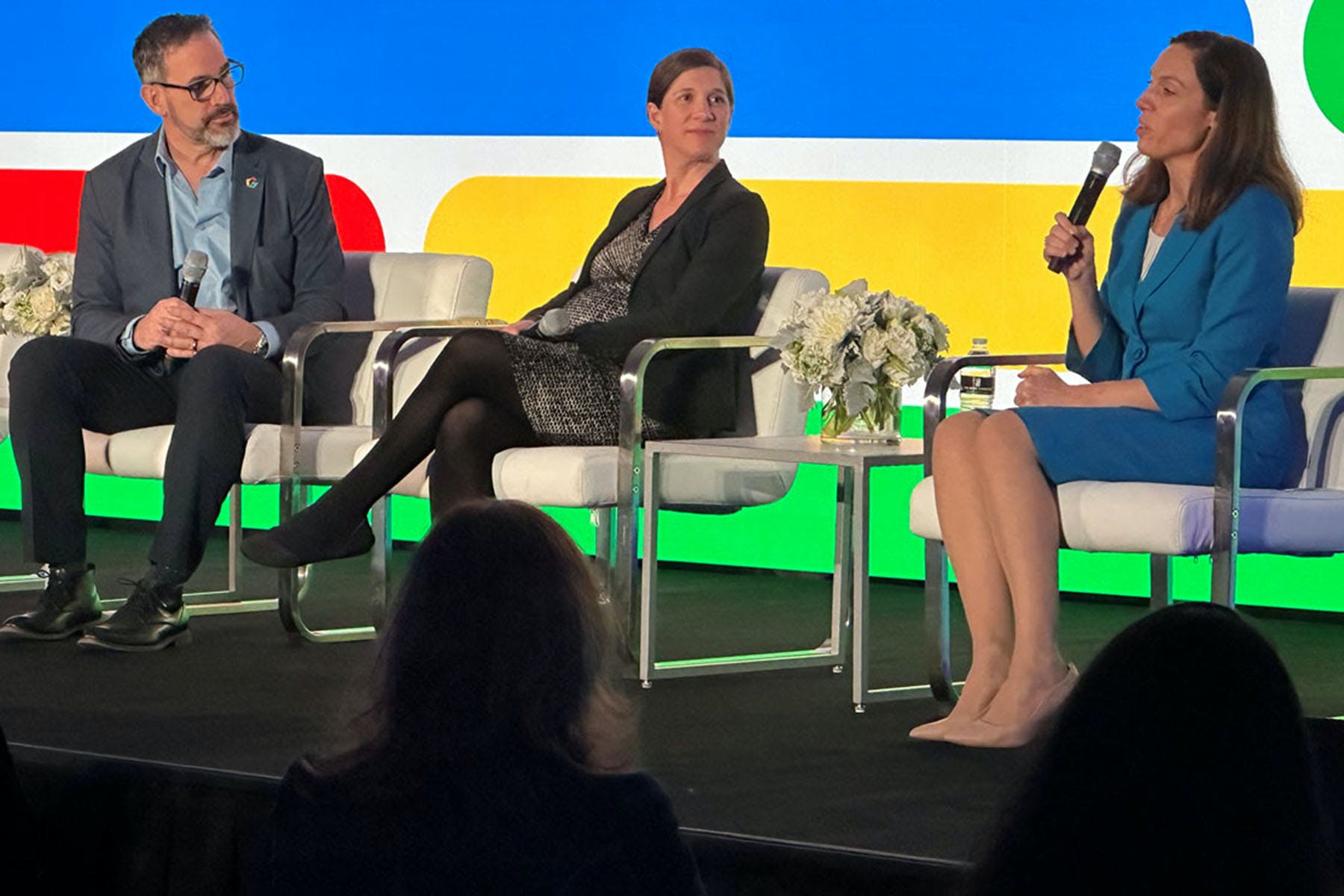 Senior Defense Department officials at the Google Defense Forum on Jan. 25, 2024. (Photo credit: David Vergun, U.S. Department of Defense)