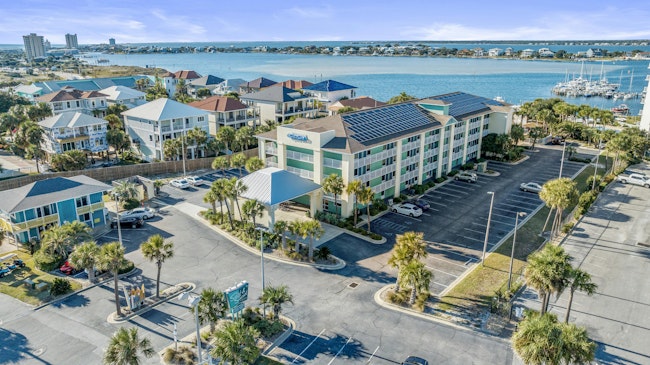 The Surf & Sand Hotel in Pensacola Beach, Florida (Source: Innisfree Hotels, courtesy of Pelican Drones)