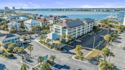 The Surf & Sand Hotel in Pensacola Beach, Florida (Source: Innisfree Hotels, courtesy of Pelican Drones) The Surf & Sand Hotel in Pensacola Beach, Florida (Source: Innisfree Hotels, courtesy of Pelican Drones)