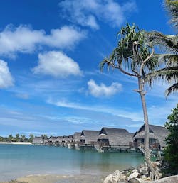 View at Marriott Momi Bay, Western Fiji. Image credit Such-change47, CC BY-SA 4.0 , courtesy Wikimedia Commons