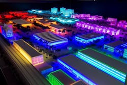 A model of the microgrid on the campus of nearby Illinois Institute of Technology. (Source: ComEd) A model of the microgrid on the campus of nearby Illinois Institute of Technology. (Source: ComEd)