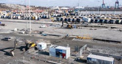 Another view of the Hitachi-Skanska-Volvo project. Another view of the Hitachi-Skanska-Volvo project.