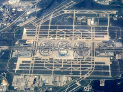 Overview of Dallas Forth Worth International Airport. Image credit Todd MacDonald /Flickr, courtesy Wikimedia Commons. Overview of Dallas Forth Worth International Airport. Image credit Todd MacDonald /Flickr, courtesy Wikimedia Commons.