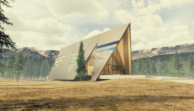 Rendering of Aurora PowerHouse. Image credit Oklo Inc.