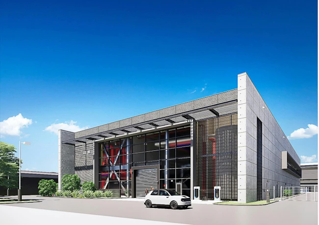 Rendering of Dallas-Fort Worth Airport electric Central Utility Plant project. Image credit DFW Airport.