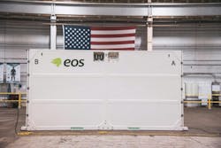 The Eos Znyth battery storage system. Image credit Eos The Eos Znyth battery storage system. Image credit Eos