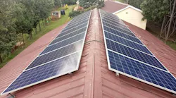 Solar panels at the Nyagoto birthing center in Kenya. Schneider Electric will partner with United Solar Initiative to build similar microgrids at two birthing clinics in Guatemala. (Source: Schneider Electric)