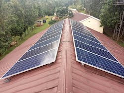 Solar panels at the Nyagoto birthing center in Kenya. Schneider Electric will partner with United Solar Initiative to build similar microgrids at two birthing clinics in Guatemala. (Source: Schneider Electric) Solar panels at the Nyagoto birthing center in Kenya. Schneider Electric will partner with United Solar Initiative to build similar microgrids at two birthing clinics in Guatemala. (Source: Schneider Electric)