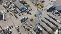 Aerial view of Nabors Industries drilling geothermal project for Nevada gold mining operation. Image credit Quaise Energy Aerial view of Nabors Industries drilling geothermal project for Nevada gold mining operation. Image credit Quaise Energy