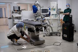 On-site power keeps Ukraine operating room going. Image credit New Use Energy On-site power keeps Ukraine operating room going. Image credit New Use Energy