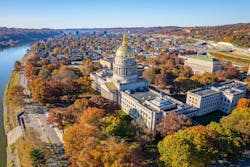 Aerial view of the West Virginia State Capitol. Image credit Wirestock Creators/Shutterstock.com Aerial view of the West Virginia State Capitol. Image credit Wirestock Creators/Shutterstock.com