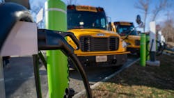 Since 2019, Dominion Energy Virginia has helped provide electric school buses and charging infrastructure for public school districts. Courtesy of Dominion Energy. Since 2019, Dominion Energy Virginia has helped provide electric school buses and charging infrastructure for public school districts. Courtesy of Dominion Energy.