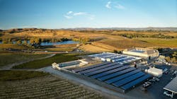 Aerial view of the Domaine Carneros Winery and microgrid project in California. Image credit Schneider Electric Aerial view of the Domaine Carneros Winery and microgrid project in California. Image credit Schneider Electric