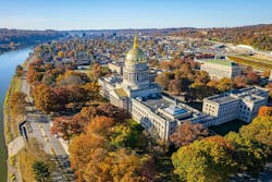 Aerial view of the West Virginia State Capitol. Image credit Wirestock Creators/Shutterstock.com Aerial view of the West Virginia State Capitol. Image credit Wirestock Creators/Shutterstock.com